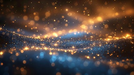 Poster - Radiant and Luminous Particles in the Cosmic of the New Year and Christmas