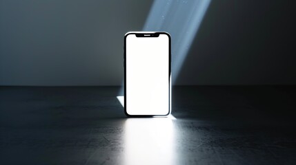Poster - Smartphone Layout for the inscription on the smartphone A blank smartphone screen : Generative AI