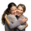 © OKAN - Two Joyful Women Embracing Each Other in a Heartfelt Hug
