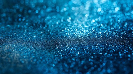 Aufkleber - Stylish metallic texture in bright blue tones Platinum paper with blue nuances Textured background with sparkles and a gradient of light blue tones Detail Cosmic Glitter Shiny Luxury E : Generative AI