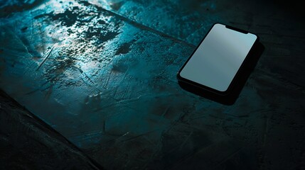 Poster - Smartphone Layout for the inscription on the smartphone A blank smartphone screen : Generative AI