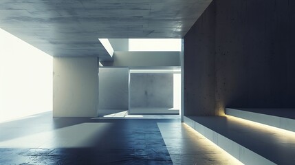 Fototapete - Part of architectural project : Generative AI