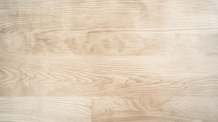 Wall Mural - A smooth beige wooden surface with distinctive wood texture