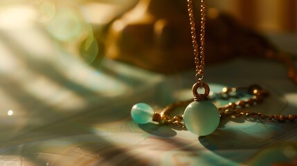 Online shop website for handmade jewelry viewed on laptop computer : Generative AI