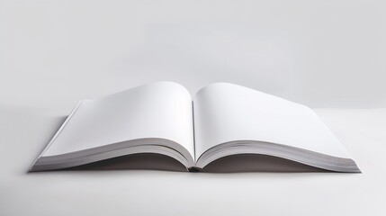 Poster - Blank catalog magazine book template with soft shadows Ready for your design : Generative AI