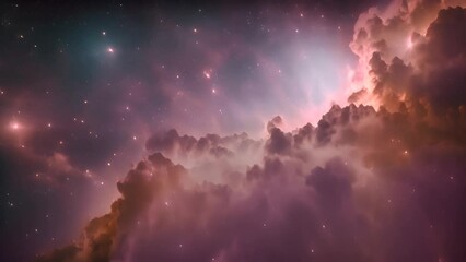 Wall Mural - nebula in space generative ai