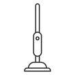 Cordless handheld vacuum cleaner icon. Vector illustration.
