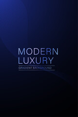 Wall Mural - dark blue luxury gradient. black and blue vertical background