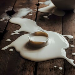 Wall Mural - spilled milk