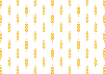 Wall Mural - Wheat pattern wallpaper. oat symbol. free space for text. rice sign. Rice pattern wallpaper.