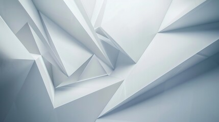 Leinwandbilder - Abstract background with gray background with texture white abstract modern background Geometry shine and layer element similar for presentation design Decorative web layout orposter b : Generative AI