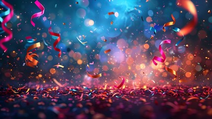 Poster - Captivating Fireworks Explosion in Vibrant of the New Year