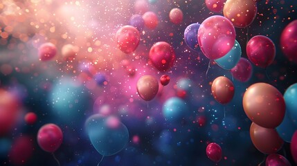 Fototapete - Captivating Cosmic of the Future A Mesmerizing New Year s 2025 Vision
