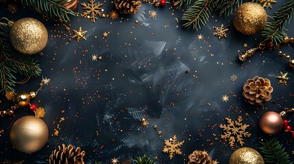 Poster - Festive Winter Holiday Season Background