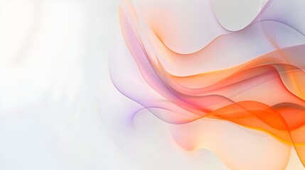 Poster - Fluid Abstract Geometric Background with Copyspace and Minimal Flat Design