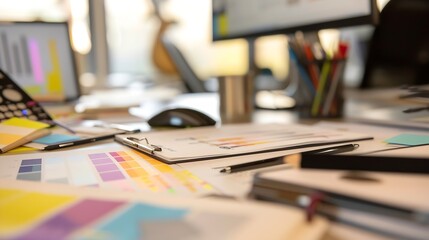 Leinwandbilder - test your design whenever its possible user experience ux design paper layout on desk nobody : Generative AI