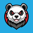 Panda mascot panda head mascot panda logo design
