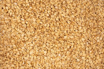 Wall Mural - Oat-flakes as a background. Top view.