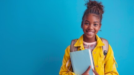 Sticker - Young Girl Ready for School