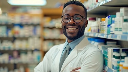 Sticker - A Friendly Pharmacist Portrait