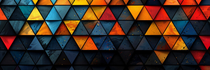 Wall Mural - Geometric shape abstract