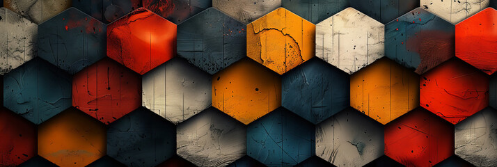 Wall Mural - Geometric shape abstract