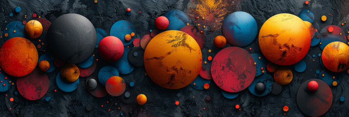 Wall Mural - Geometric shape abstract