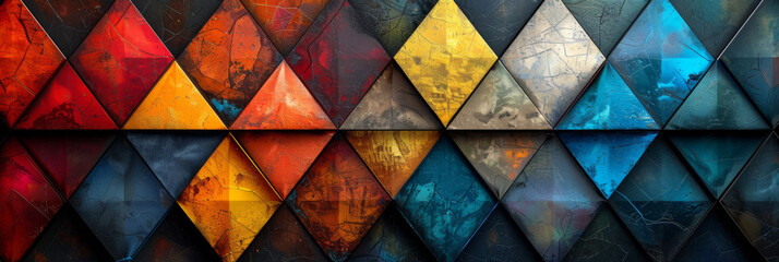 Wall Mural - Geometric shape abstract