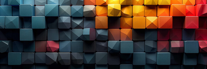 Wall Mural - Geometric shape abstract