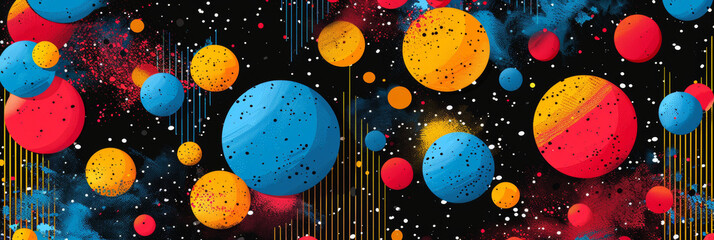 Wall Mural - Geometric shape abstract