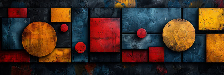Wall Mural - Geometric shape abstract