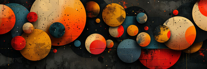 Wall Mural - Geometric shape abstract