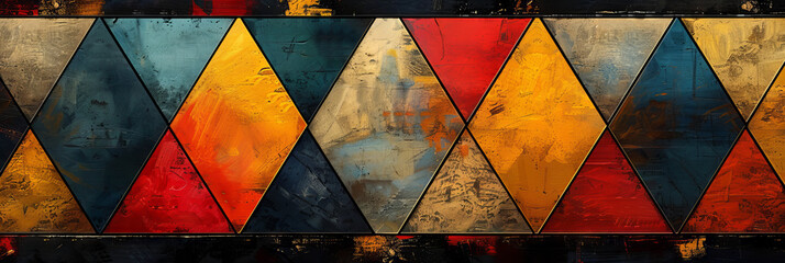 Wall Mural - Geometric shape abstract
