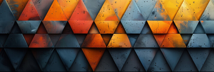 Wall Mural - Geometric shape abstract