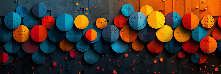 Wall Mural - Geometric shape abstract