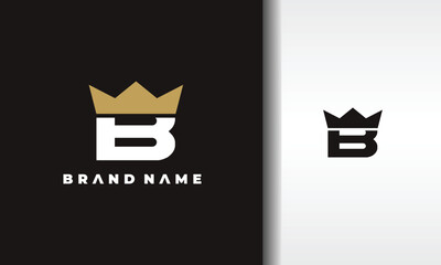 Sticker - letter B crown logo