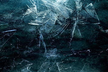 dark blue abstract ice texture background