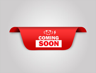 Wall Mural - red flat sale web banner for coming soon banner and poster