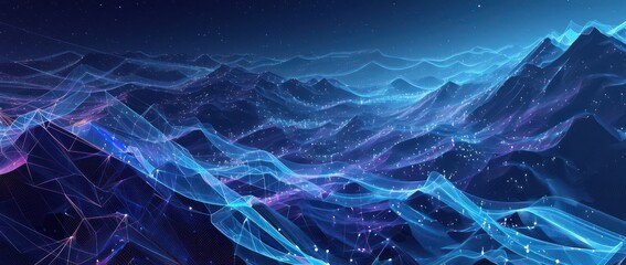 Wall Mural - Abstract clouds form dynamic patterns against a deep blue sky, reflecting the ever-changing canvas of nature's artwork