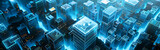 Futuristic_city_skyline_illuminated_by_niHD 8K wallpaper Stock Photographic Image of diffrent connected communities
