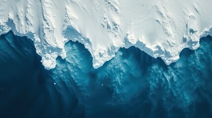 Wall Mural - ice shelf, iceberg surface background