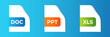 Ppt presentation file vector 3d icon, ppt document icon