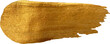 Golden Brush stroke. Gold vector paint stroke