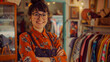 © VicPhoto - Emprendedora feliz en su boutique de ropa vintage