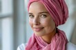 Fashionable Headscarf Style - Elegant Pink Hijab