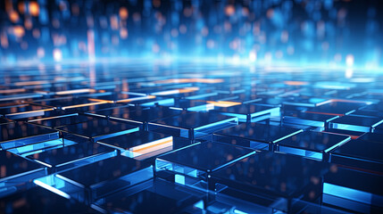 blue technology abstract background 