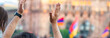© Daniel - Protest in the city, crowd of people at the rally, social concept, stock photo