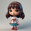 3D Girl Character