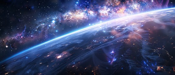 earths night view from space