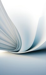 Wall Mural - black and white metallic color tone wavy lines futuristic abstract geometric shapes background.